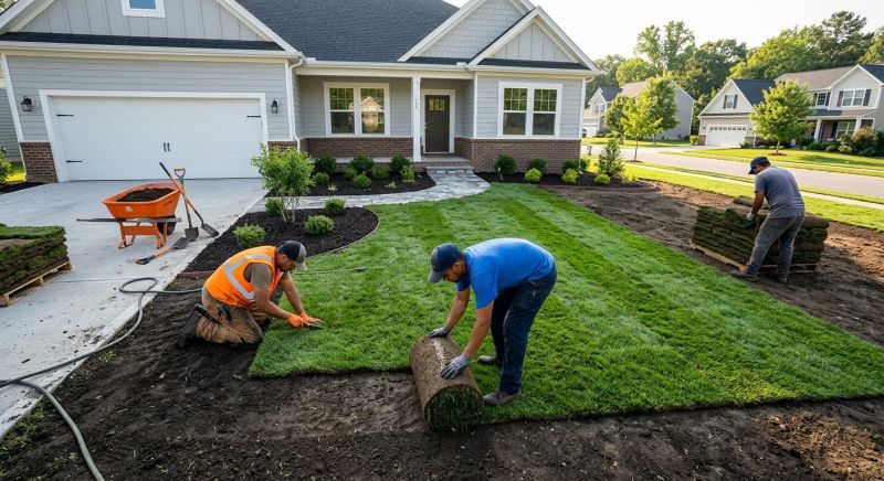 Lawn Sodding in Rockwall, TX